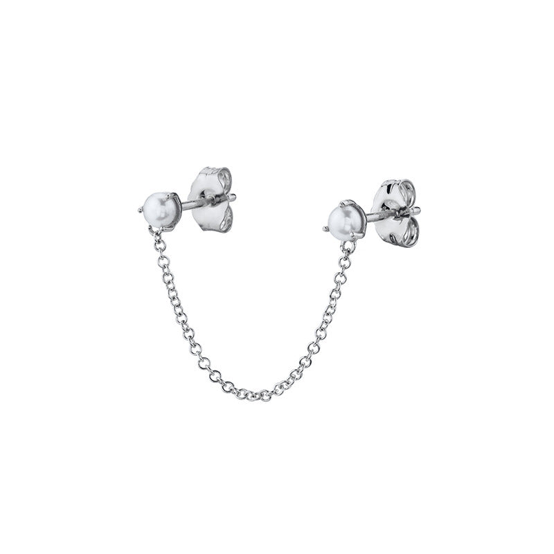 Women's Chain Double Hole Ear Fashion Trend Rings