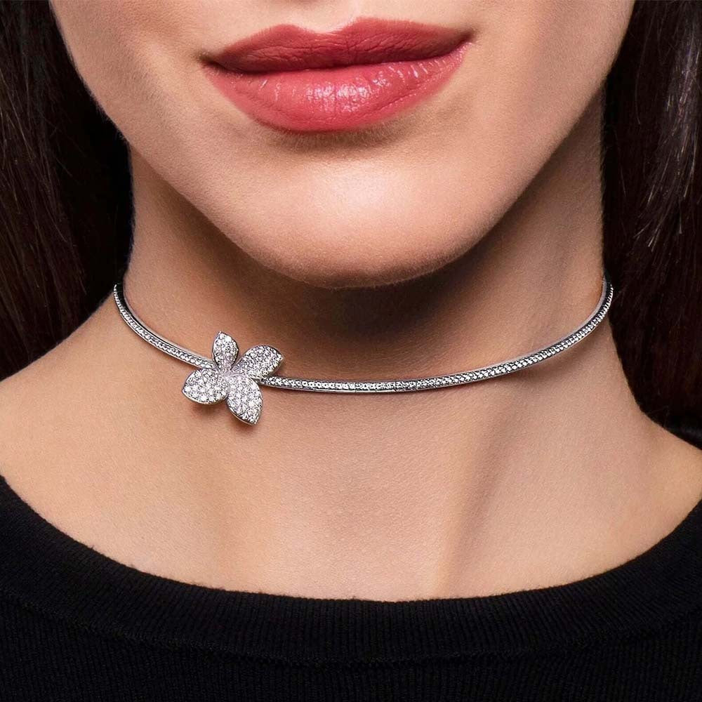Women's Diamond Open High-grade Party Fashion Alloy Collar