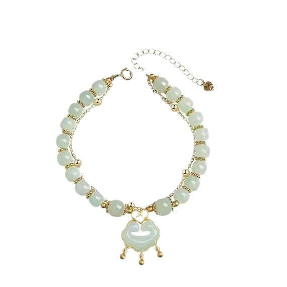 Lock Female Design Mild Luxury Retro Gift Bracelet