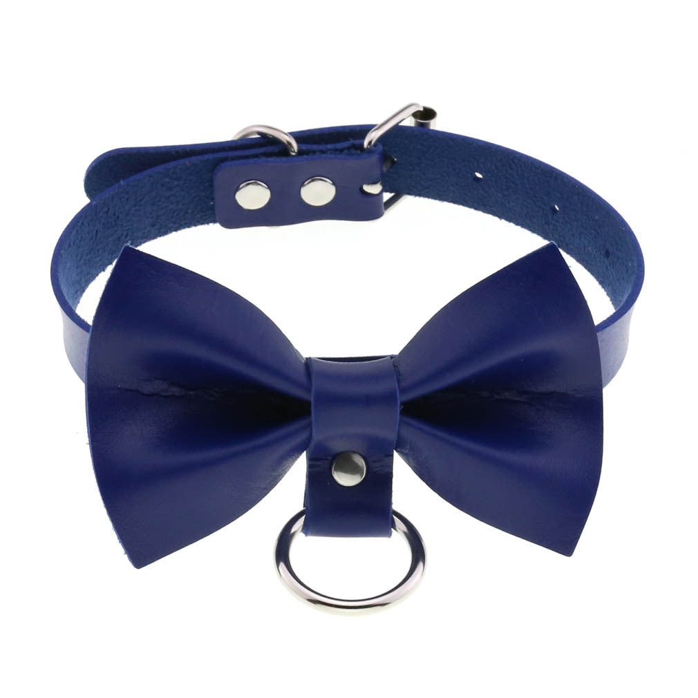 Punk Black Bowknot Neckband Graceful Fashionable Collar