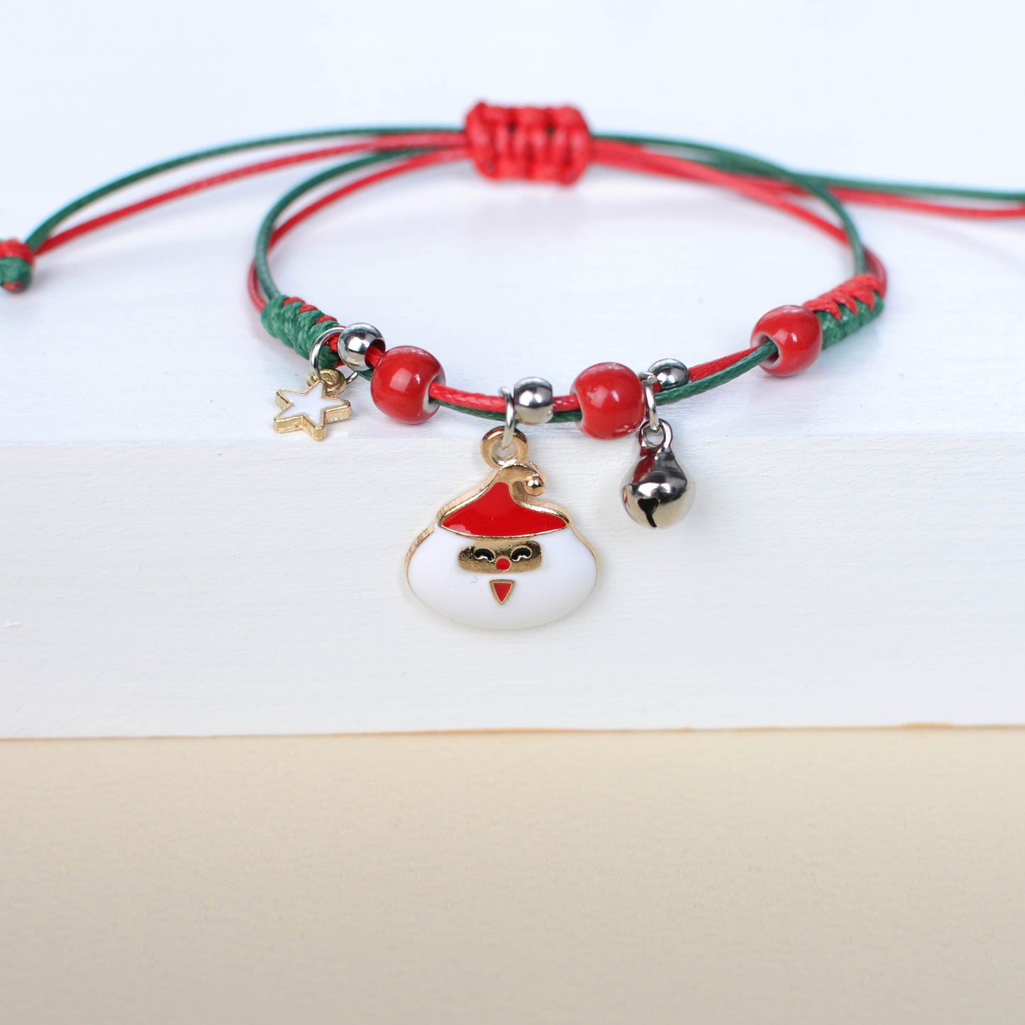 Christmas Festival Hand-woven Santa Claus Gift Bracelets