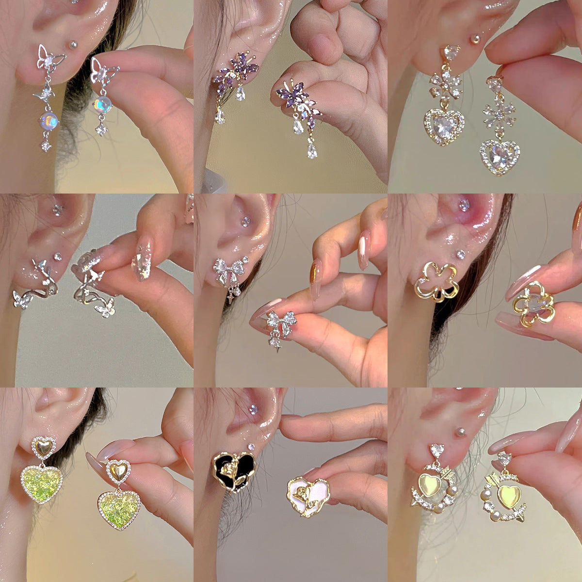 Women's Fashion Temperament Wild Without Piercing Mosquito Coil Earrings