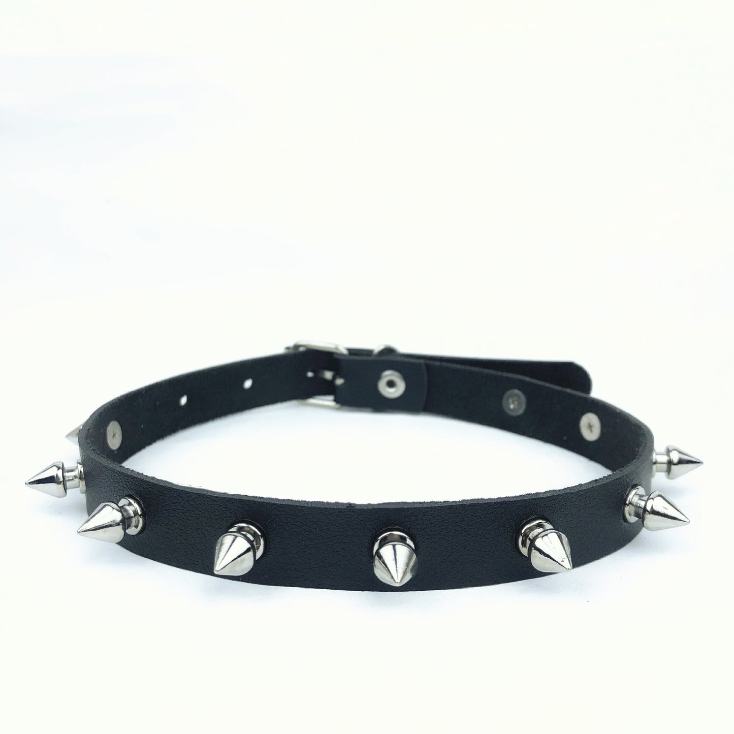 Punk Tip Rivet Leather Gothic Rock Collar