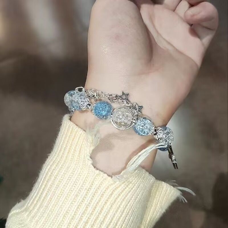 Explosion Flower Glazed Female Niche Personality Design High-grade Gift Sweet Bracelet
