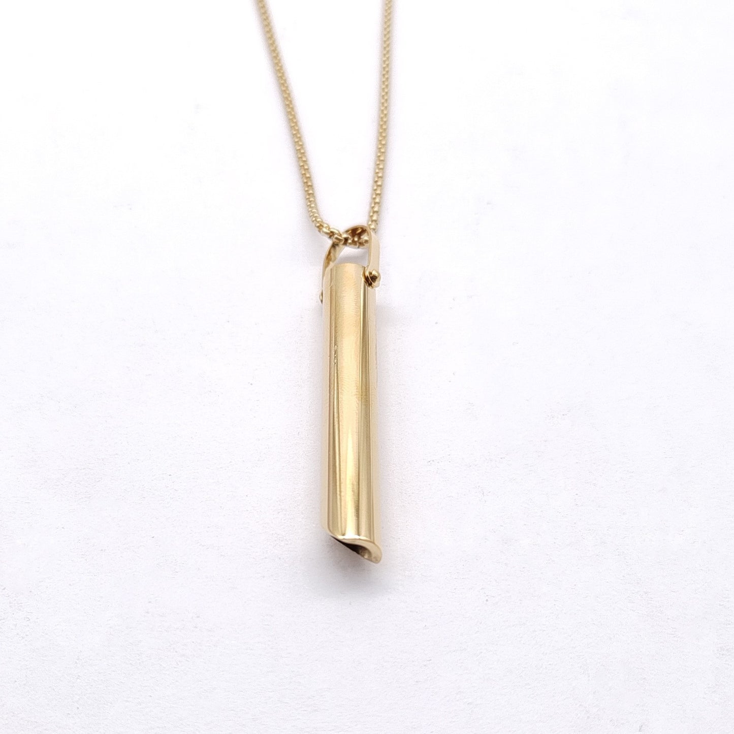 Steel Decompression Whistle Meditation Adjust Breathing Necklaces