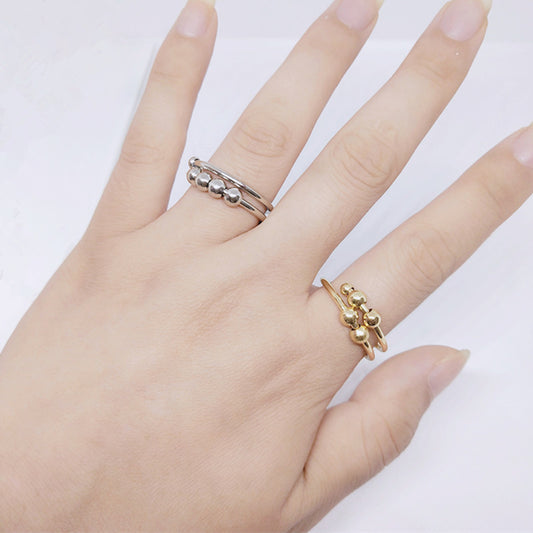 Women's & Men's Creativity Stress Relief Fingertip Gyro Geometric Rings