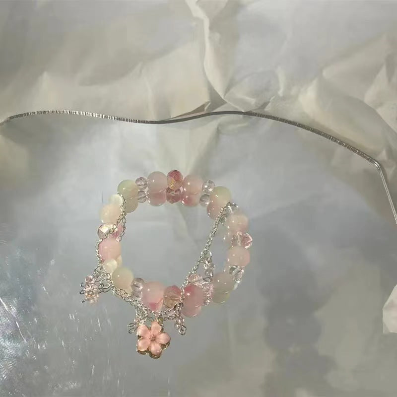 Women's Style Blue Wave National Fashion Fairy Butterfly Simple Bracelet