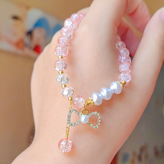 Glass Live Streaming Welfare Cracked Cystal Bracelets