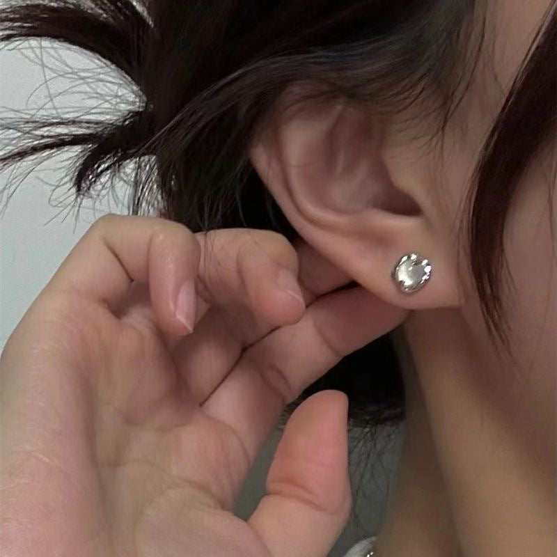 Women's Style Sier Pin Fashion Popular Ear Earrings