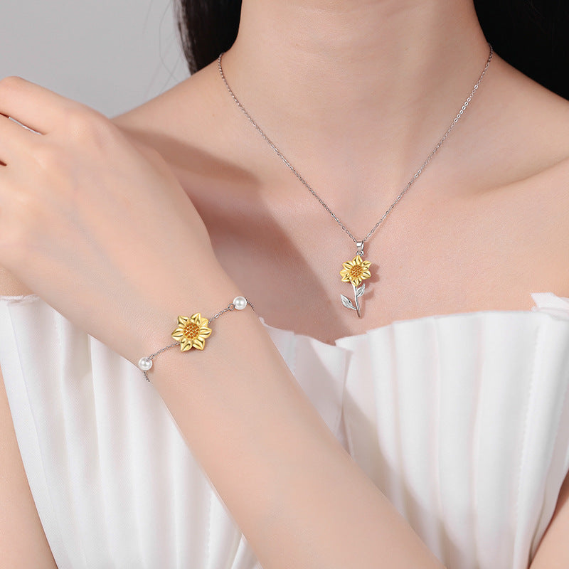 Sunflower Female Sun Flower Ear Tide Bracelets
