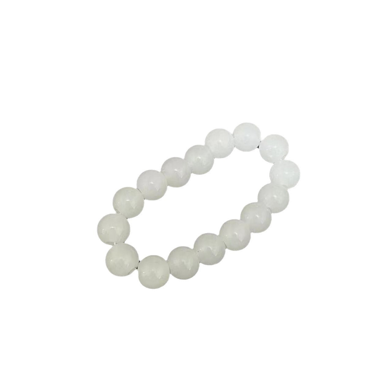 White Jade Ball Classic Glass Gold Store Live Bracelet