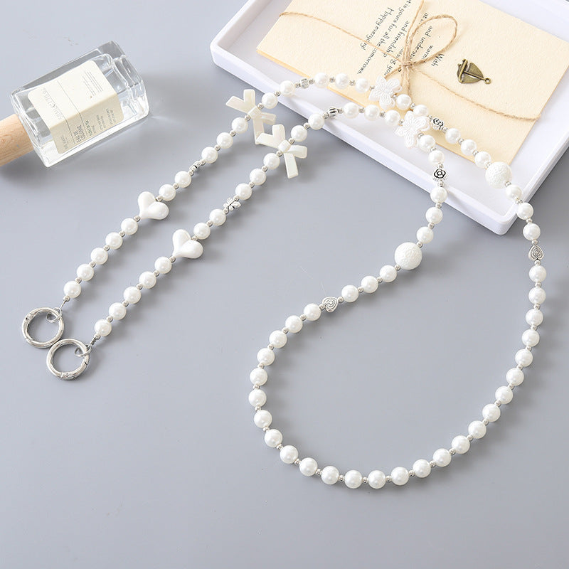 Phone Case Lanyard Handmade Beaded Bag Hanging Ornaments