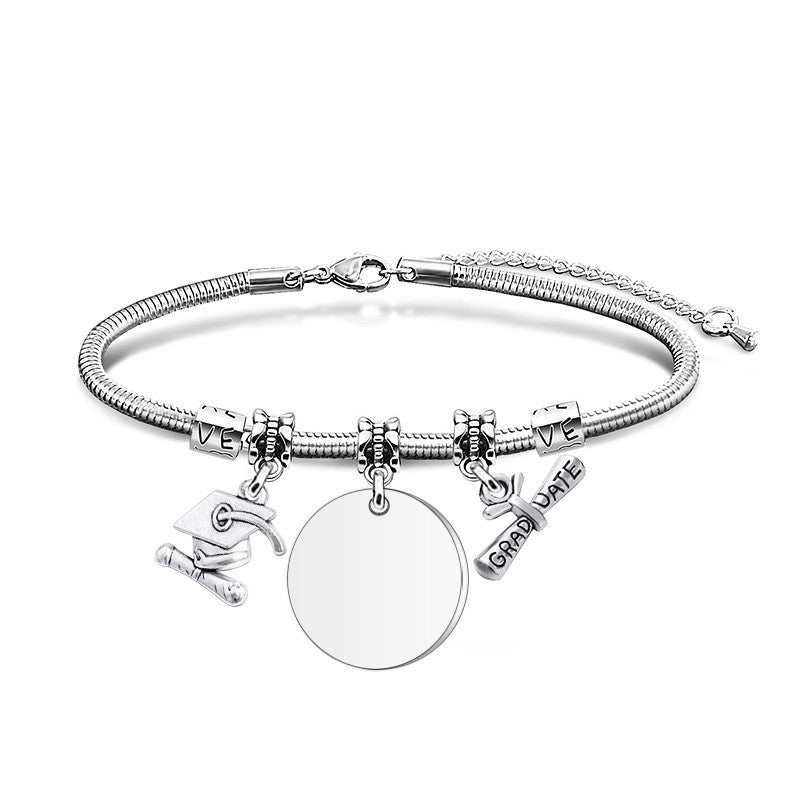 Snake Bone Blank Material Stainless Steel Holiday Gift Bracelets