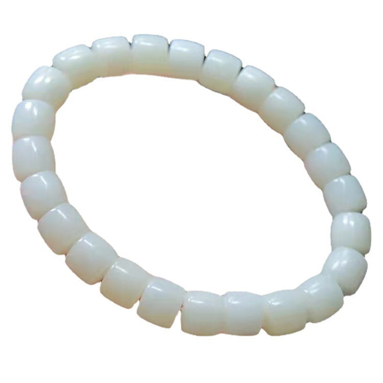 Beads Rhubarb Root Hand Bead Milk Cyan Bracelets
