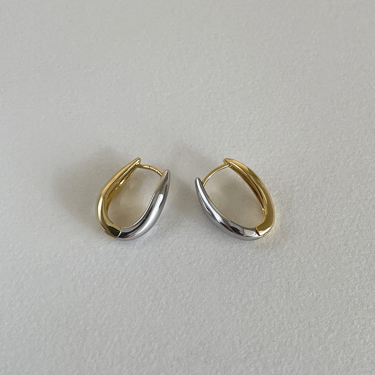 Women's Style Gold Sier Contrast Light Luxury High-grade Rings