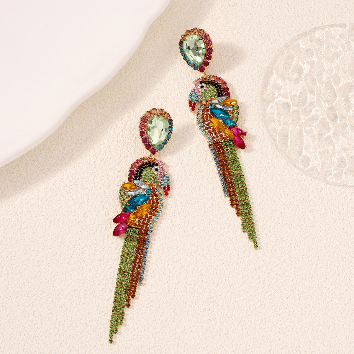 Bird Diamond Cute Light Luxury Fashion Earrings
