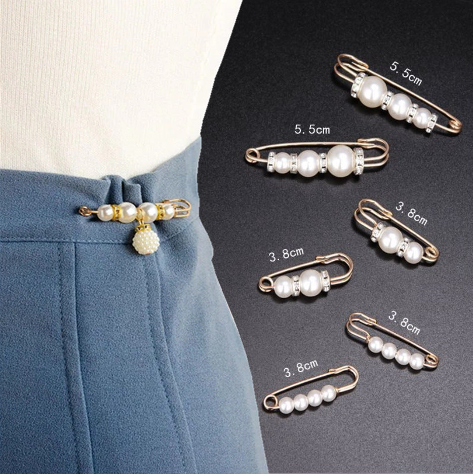 Fixed Clothes Clip Slimming Artifact Brooch Brooches