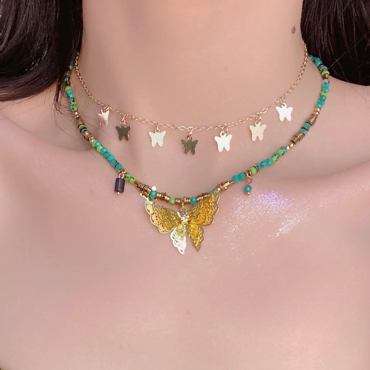 Women's Light Luxury Creative Niche Personality Clavicle Chain High Sense Necklaces
