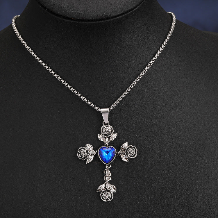 Women's & Men's Simplicity Long Gothic Vintage Stainless Steel Pendants