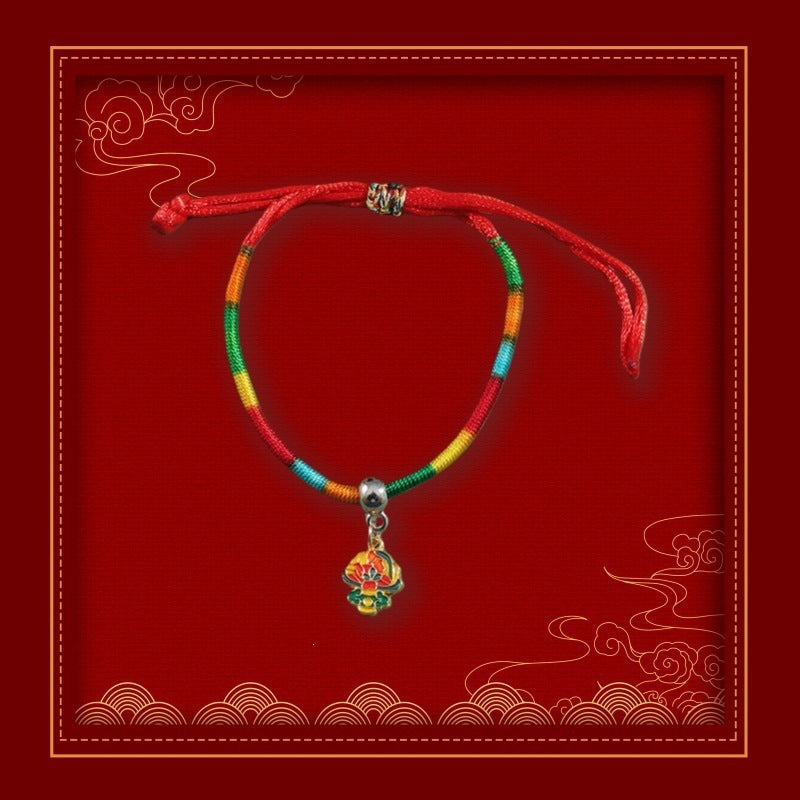 Children's Dragon Boat Festival Colorful Rope Chic Carrying Strap Batch Bracelet