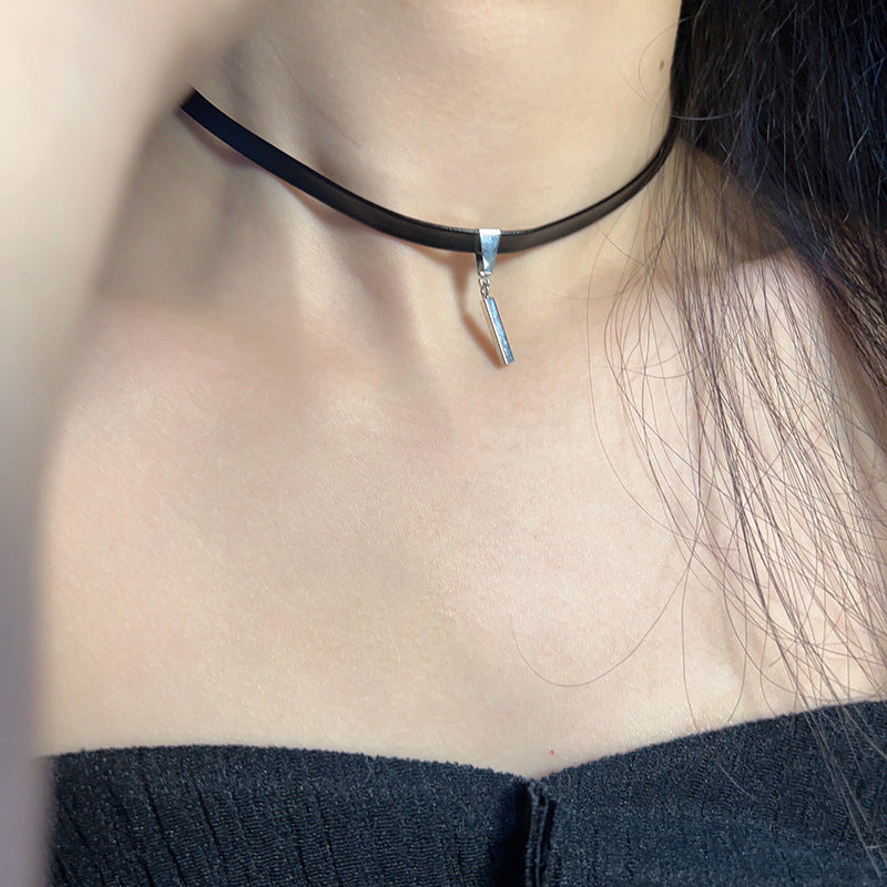 Chain Long Stick Neck Band Super Fairy Simple Female Indifference Necklace