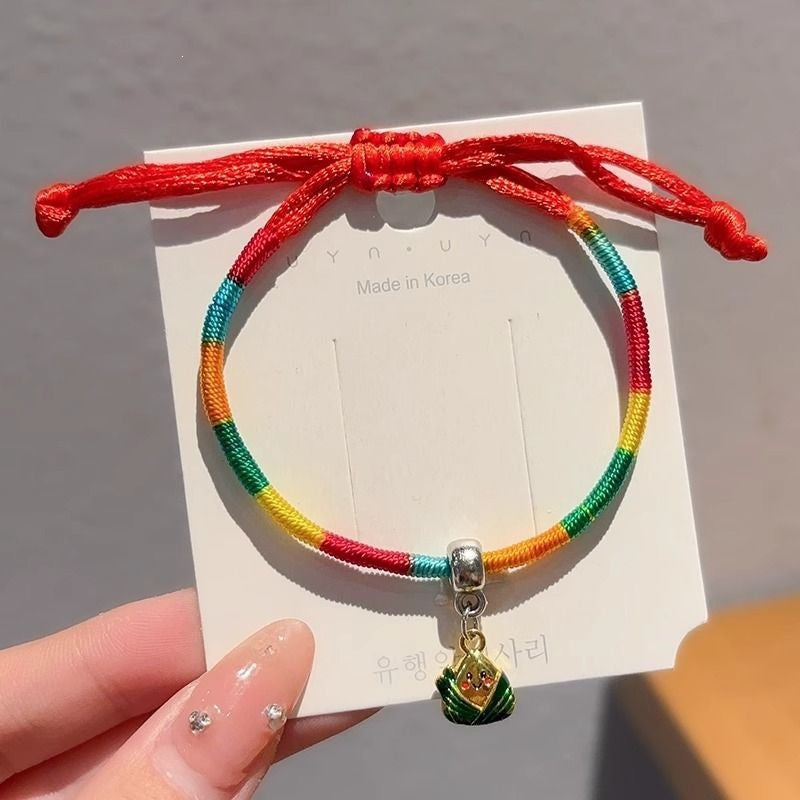 Children's Dragon Boat Festival Colorful Rope Chic Carrying Strap Batch Bracelet