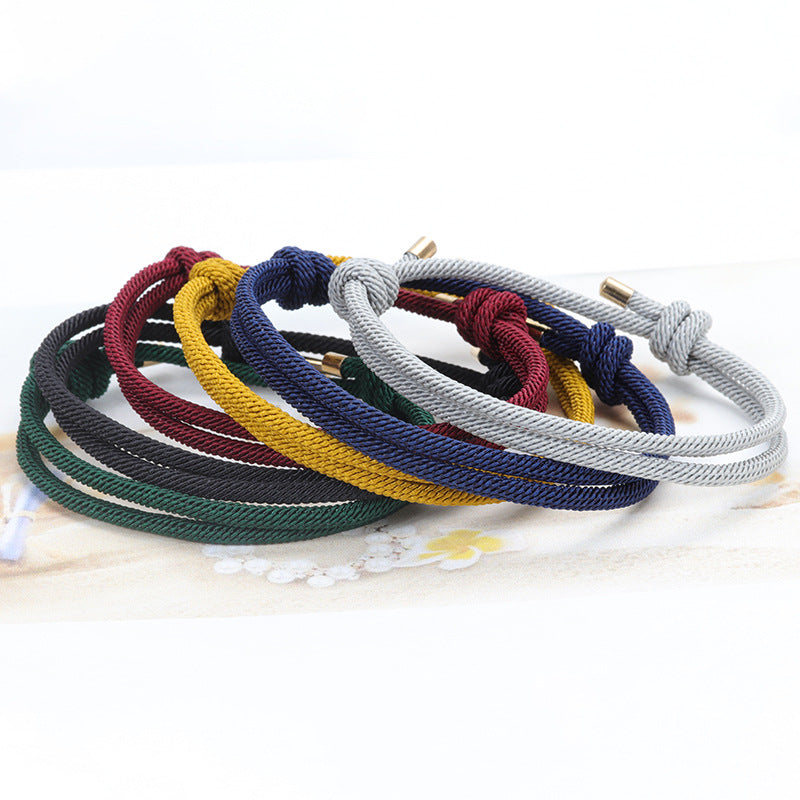 Simple Fresh Adjustable Couple Lucky Carrying Bracelets