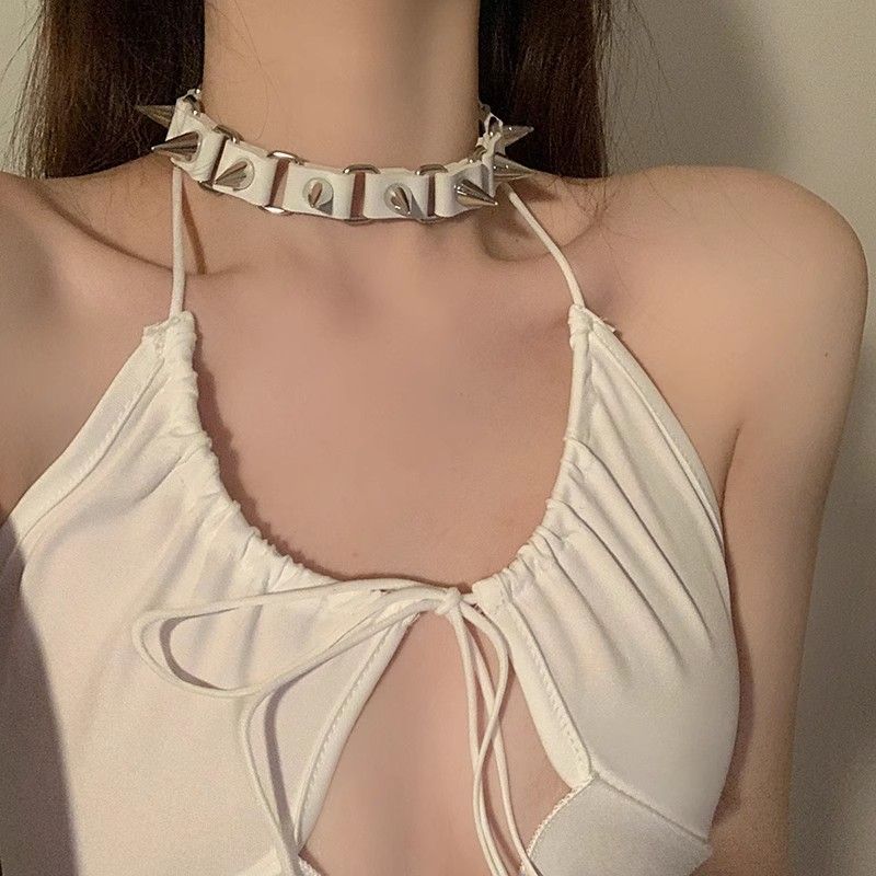 Punk Rivet Abstinence Neck Hot Female Rings