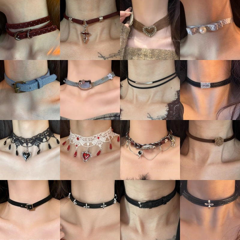Millennium Hot Vintage Leather Design Sense Necklaces