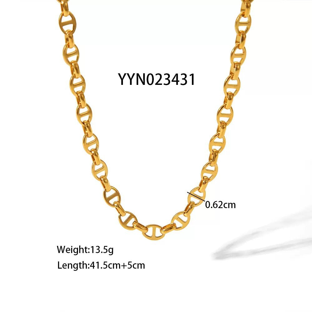 Elegant Women's Titanium Steel High-grade For Necklaces