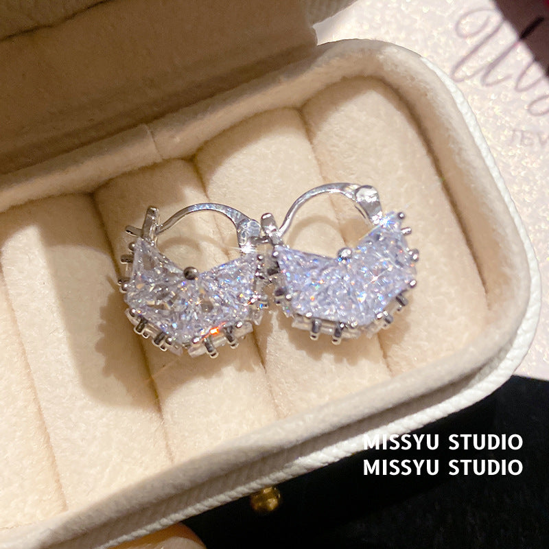 Women's Geometric U-shaped Bag Ear Clip Fashion Light Luxury High-grade Rings