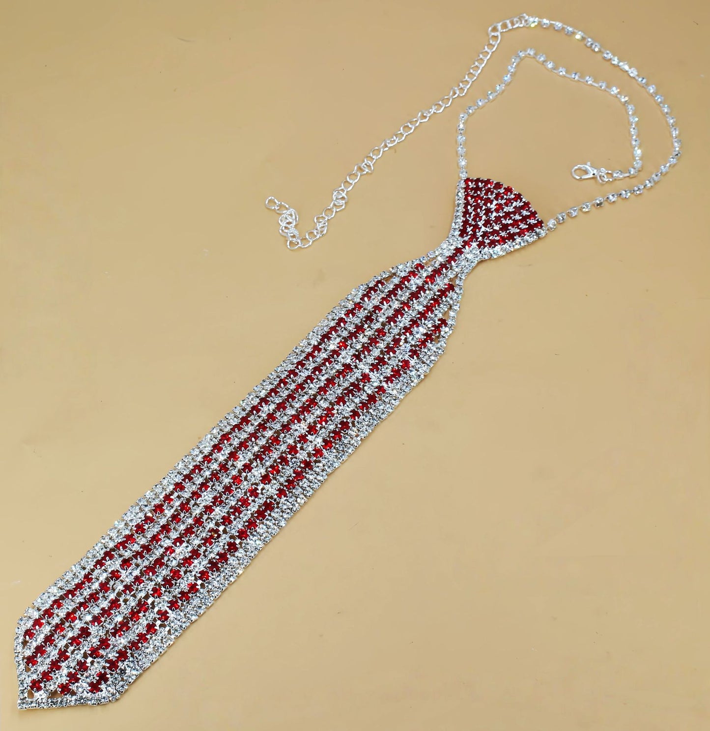 Women's & Men's Design Full Diamond Bridal Wedding Rhinestone Necklace