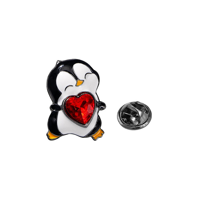 Penguin Brooch Super Cute Cartoon Badge Pin Trendy Brooches
