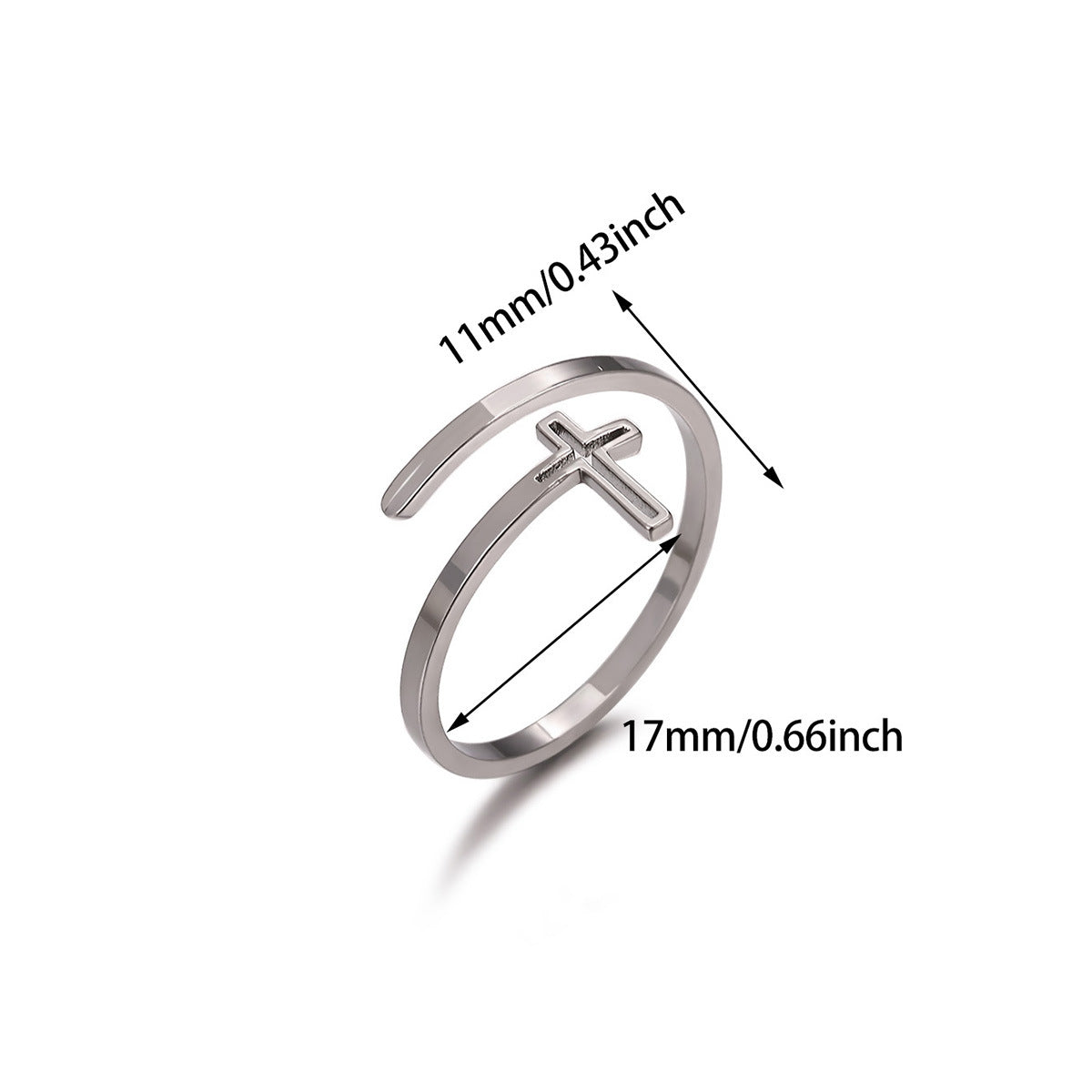 Open Niche Creative Hollow Daily Wear Couple Ring
