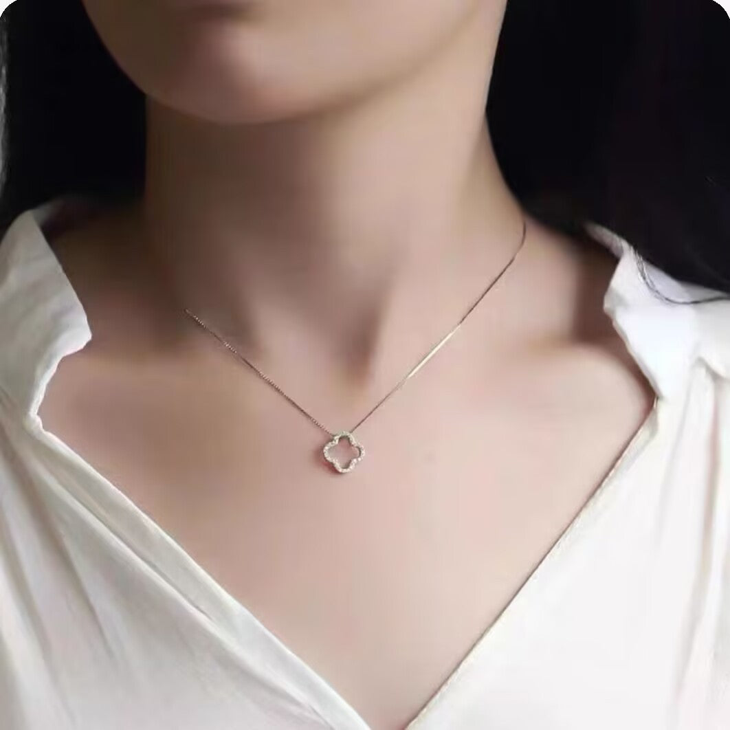 Women's Korean Creative Personality Sweet Loving Heart Fashionable Elegant Chain Drawable Necklace