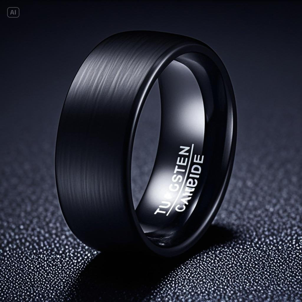 Titanium Steel Female French Electroplating Niche Bag Ring