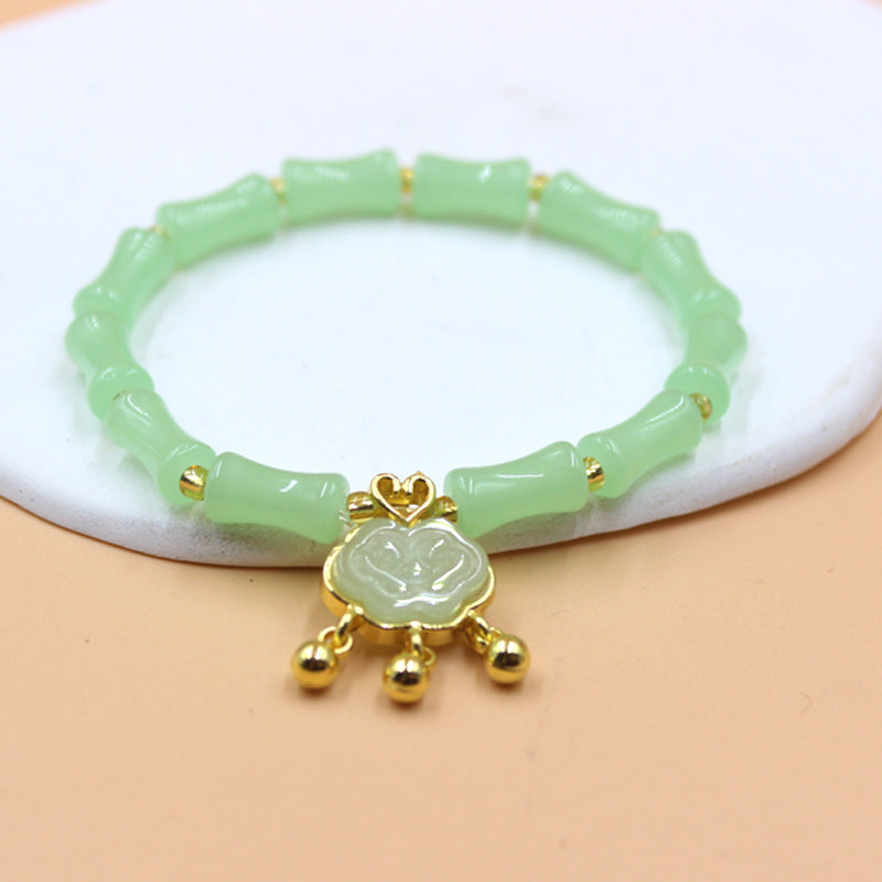 Bamboo Joint Longevity Lock Festival High Creative Girlfriends Bracelet