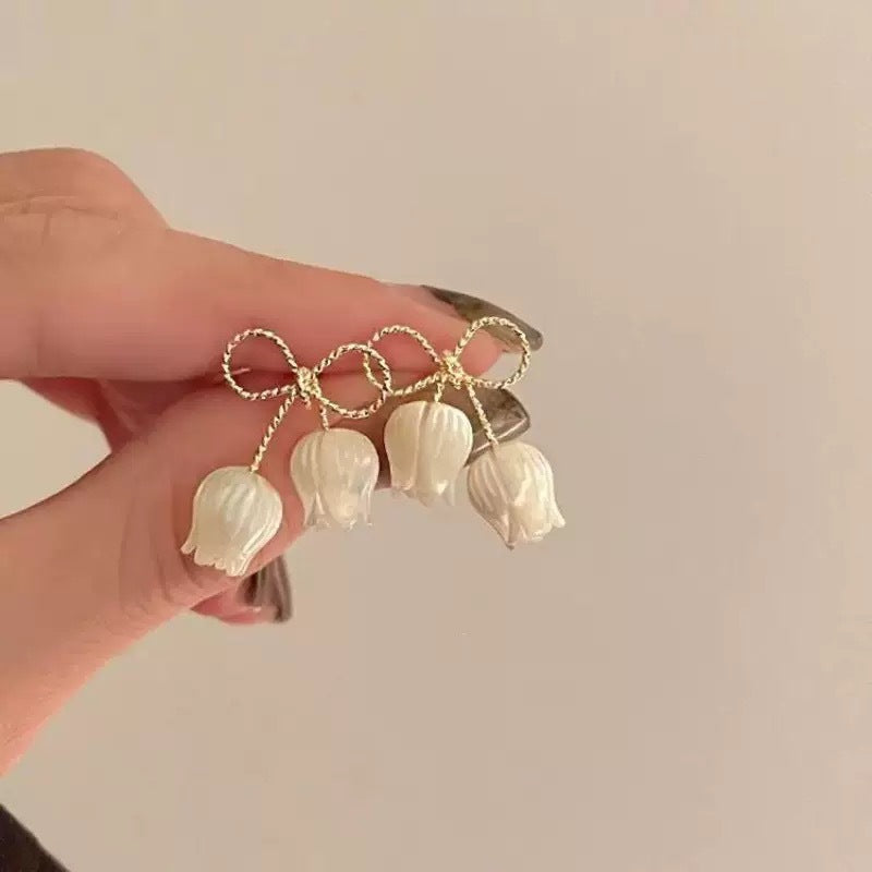 Women's Low Price Light Luxury Premium Temperamental Pearl Eardrops Rings