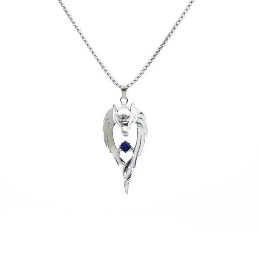 Hop Street Hipster Noctilucent Wolf Totem Necklaces
