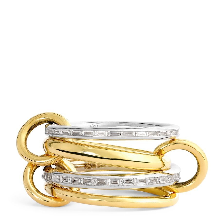 Gold Color Matching Zircon Versatile Creative Rings