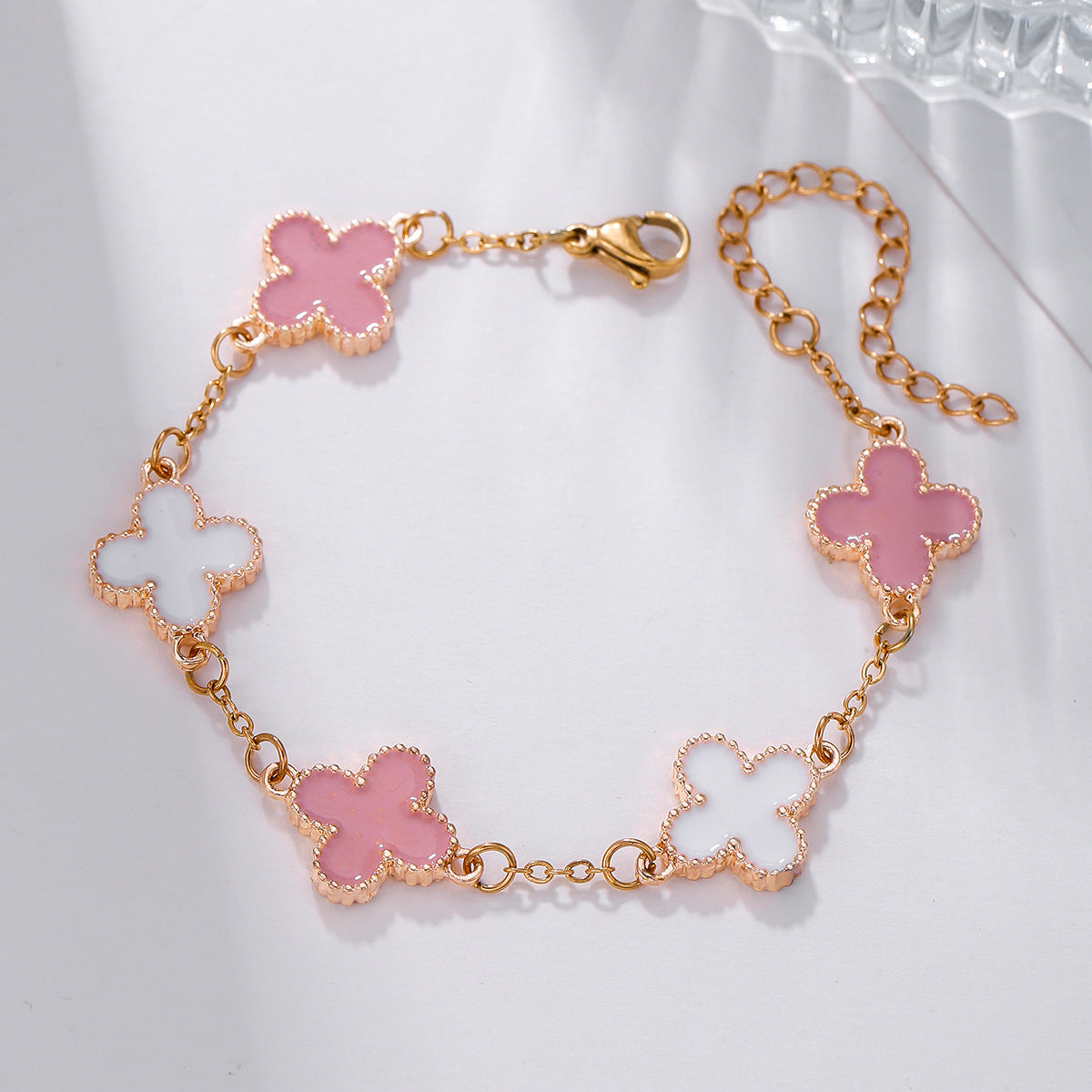 Women's Four-leaf Clover Simple Pork Belly Fritillary Good Bracelets