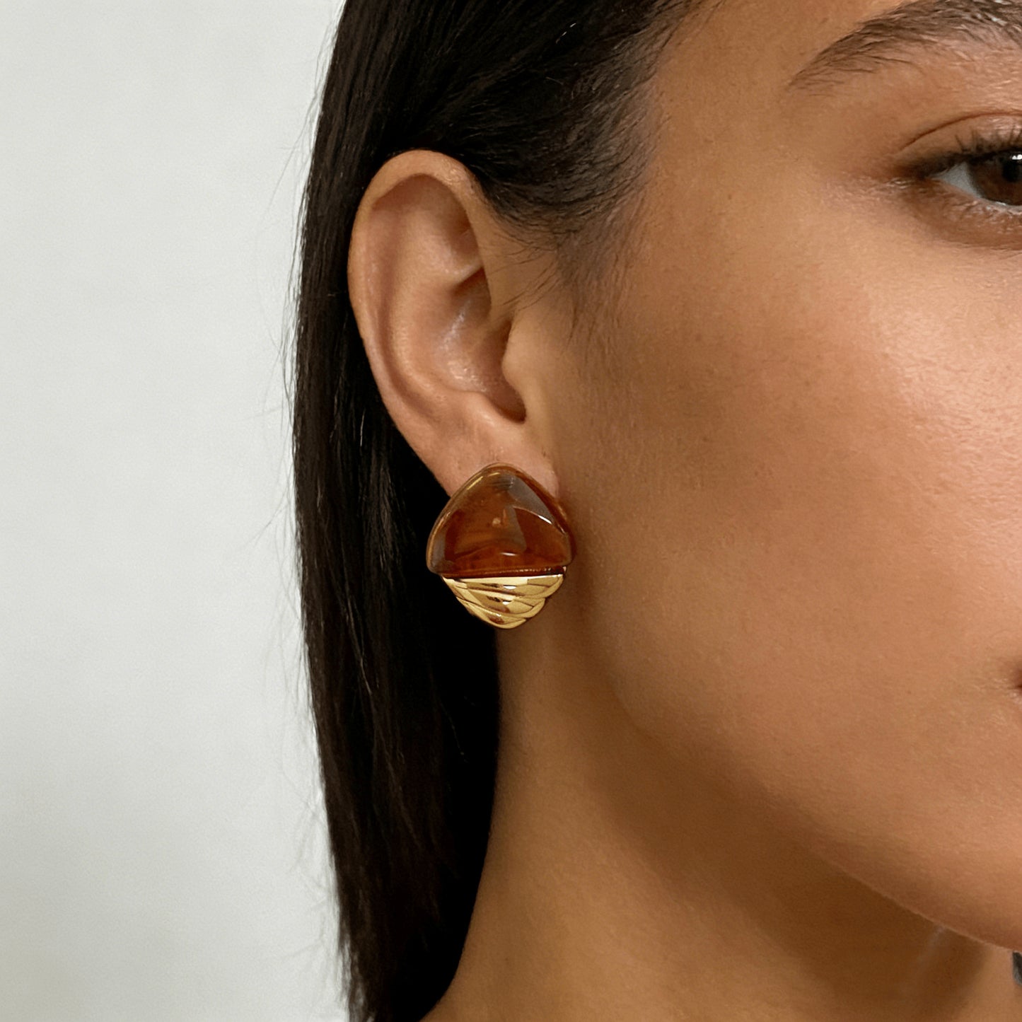 Design Irregular Geometric Light Luxury Commuter Earrings