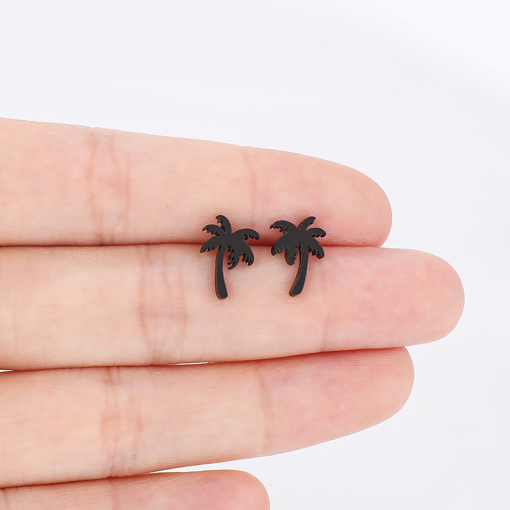 Popular Stainless Steel Fashion Coconut Shape Rings