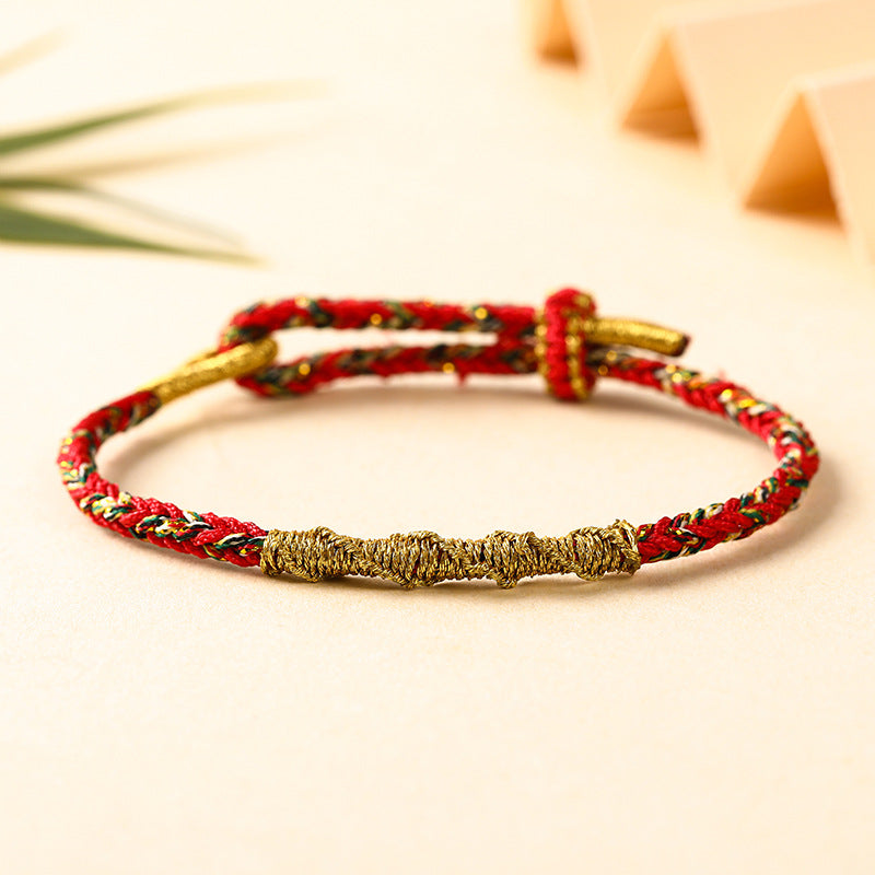 Strap Tassel Hand-woven Colorful Braided Rope Bracelets