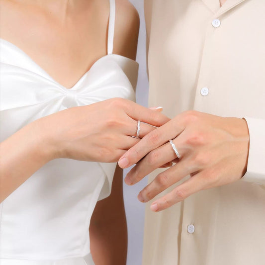 Quicksand Couple Light Luxury Simple Frosted Gifts For Ring