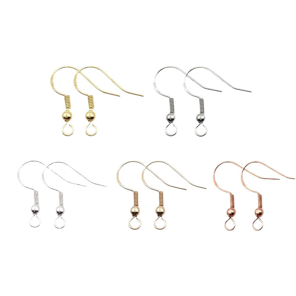 Glamorous Carved Sier Handcraft Material Package Ear Hook