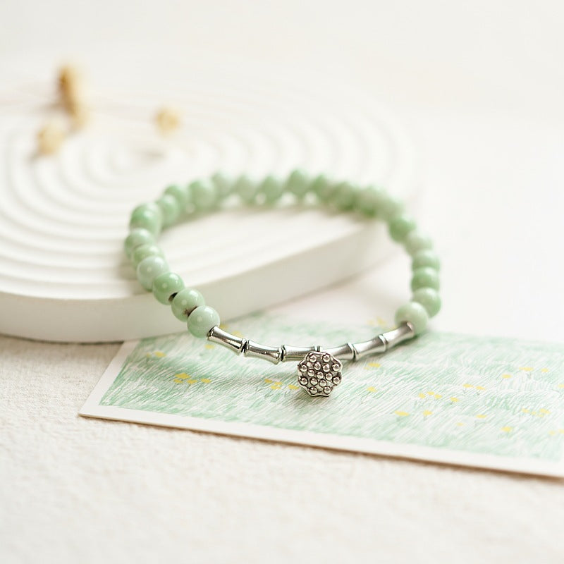 Mint Mamba Color Ceramic Chinese Style Simple Fresh Bracelets