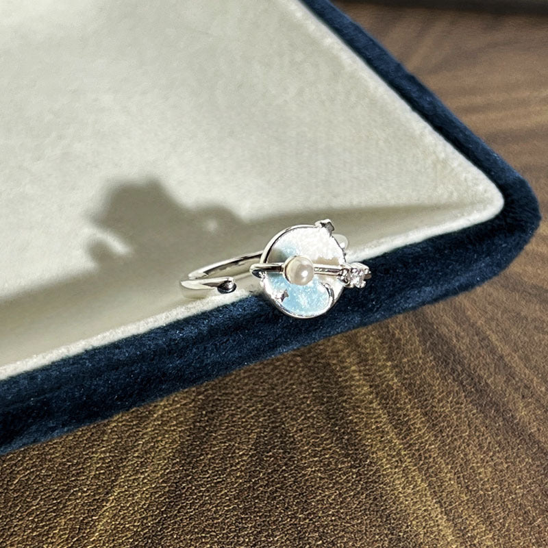 Light Luxury Open Female Fashion Sweet Cool Korean Version Index Ring