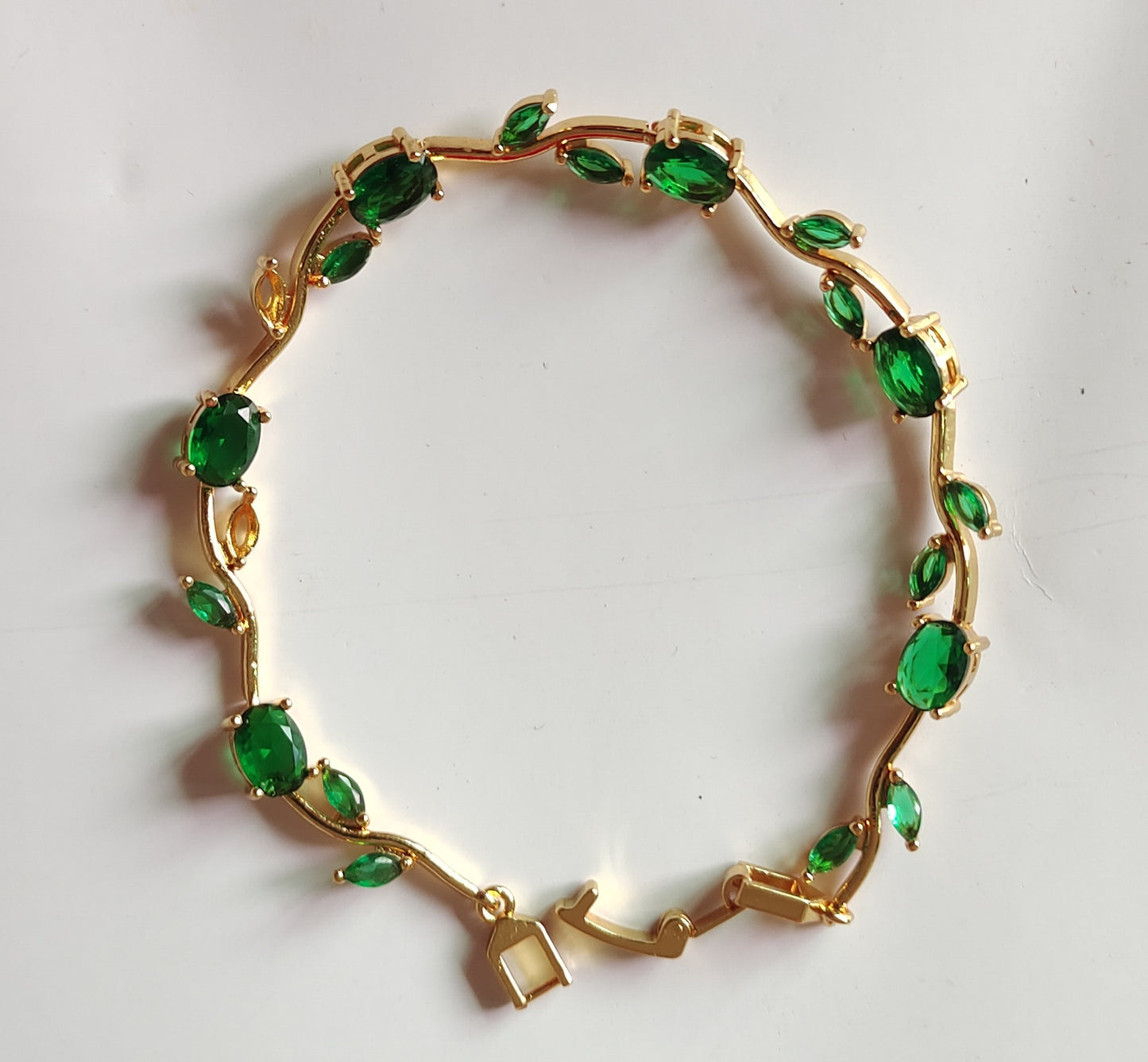Horse Eye Zircon Gold-plated Copper Female Light Luxury Minority Style Bracelet