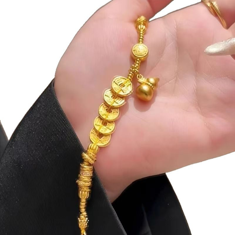 Ancient Gourd Winding Chinese Retro Minority Girlfriend Handmade Gift National Bracelet